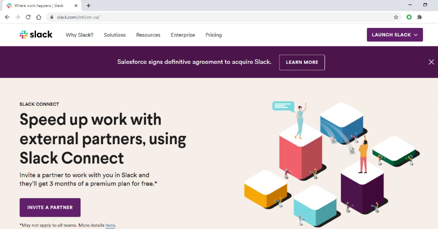 Slack Homepage